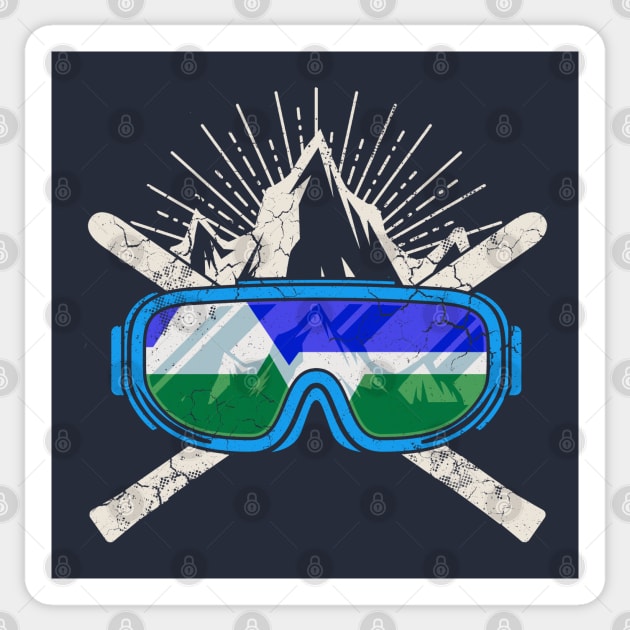 Ski Loveland Colorado Skier Skiing Winter Sports Sticker by E